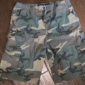 Beverley Hills Polo Club Camo Cargo Shorts